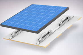 Wsporniki do paneli na rąbek umożliwiają stabilny montaż instalacji fotowoltaicznej na dachu (fot. CEDA)