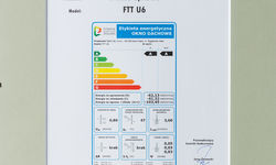 Etykieta energetyczna FTT U6 (fot. FAKRO)