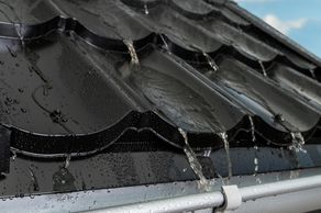Deszcz nie ze wszystkim sobie poradzi. Aby jak najdłużej cieszyć się walorami estetycznymi dachu, należy samemu zadbać o jego czystość (fot. BLACHY PRUSZYŃSKI)