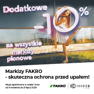 FAKRO - markizy na upały