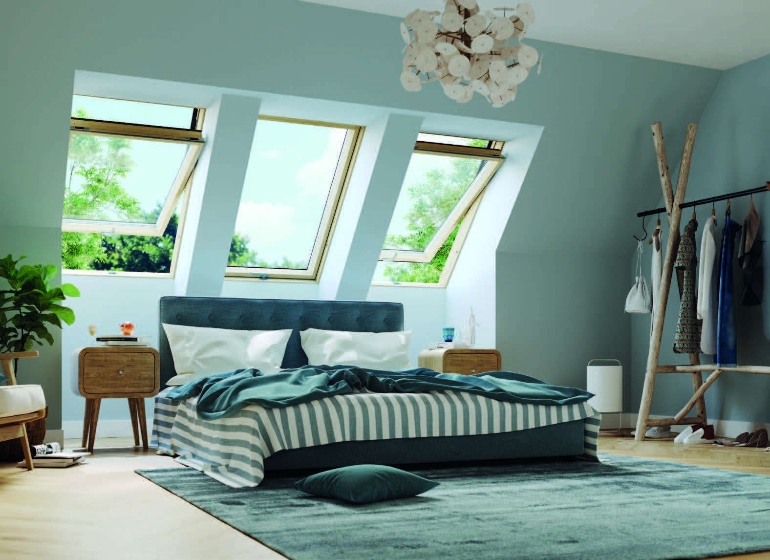 Okna FAKRO standardowo mają współczynnik U na poziomie 1,0-1,1 W/(m2K), ale można zamówić modele znacznie cieplejsze (fot. FAKRO)