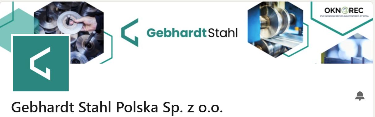 Do współtworzenia projektu OKNOREC przystąpiła firma Gebhardt-Stahl Polska.