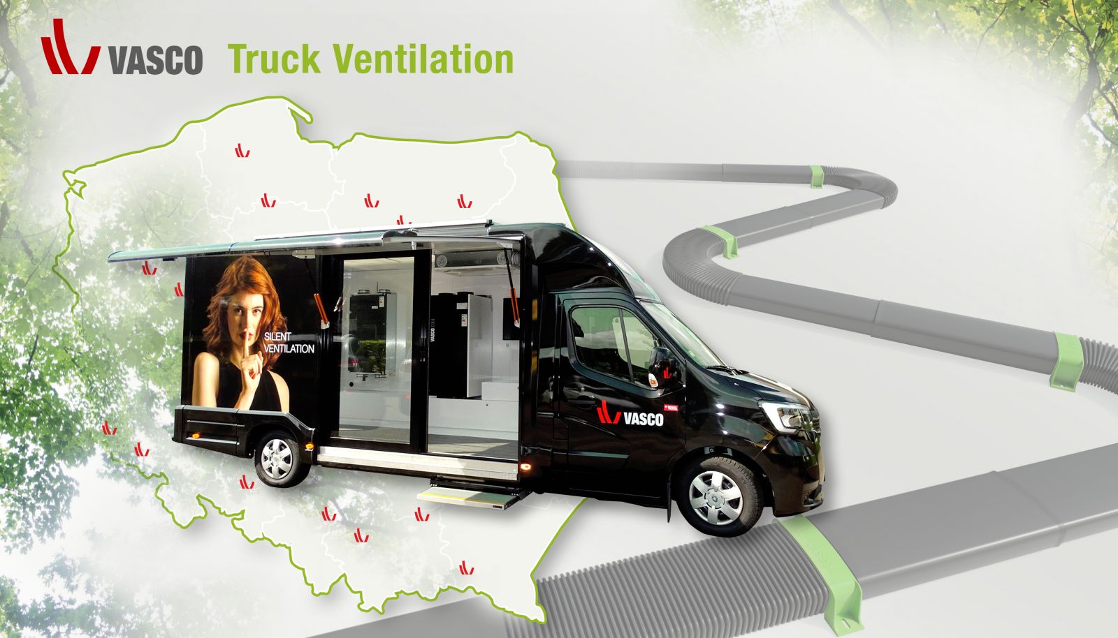 W trasę po Polsce wyruszył VASCO Truck Ventilation ze specjalną misją edukacyjną dla instalatorów.