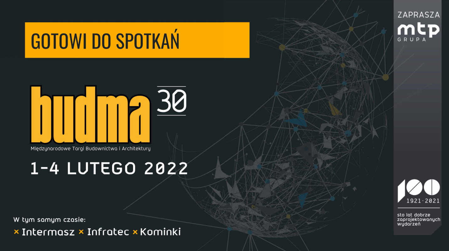 BUDMA 2022 Poznań 1-4 lutego