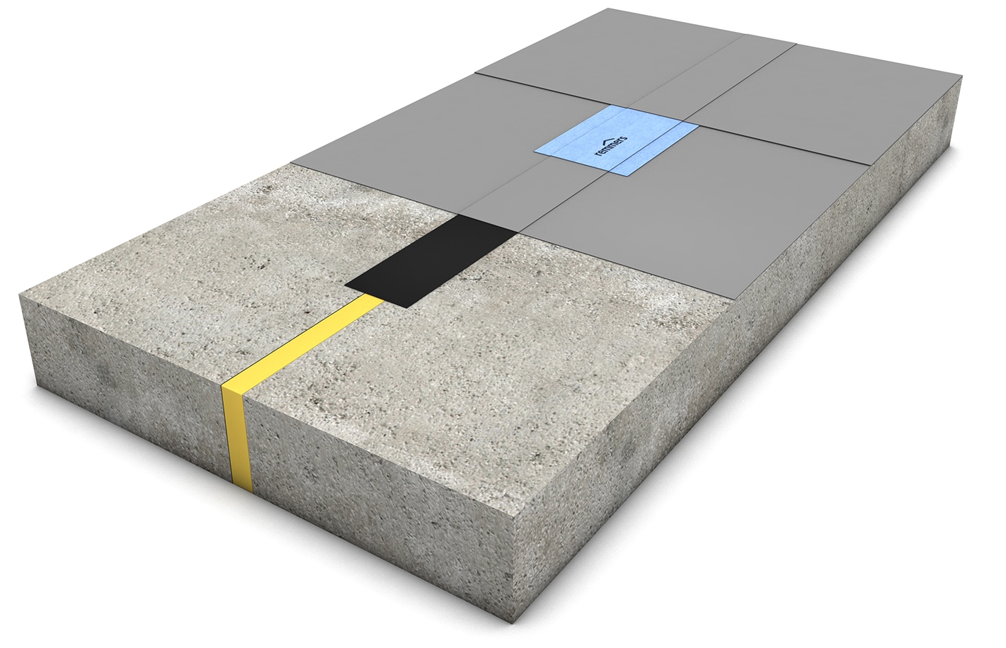 Poglądowy schemat wykonania uszczelnienia dylatacji (fot. REMMERS)