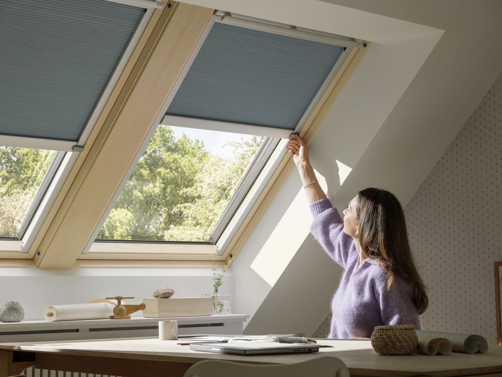 VELUX prezentuje nową linię rolet wewnętrznych (fot. VELUX)