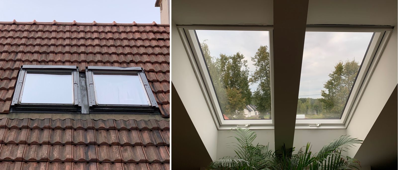 Optymalnym rozwiązaniem jest wymiana okien dachowych bez ingerencji we wnękę wykończeniową.